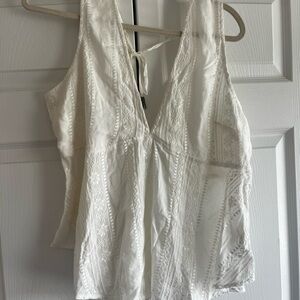 Free people White Lace Women's Top